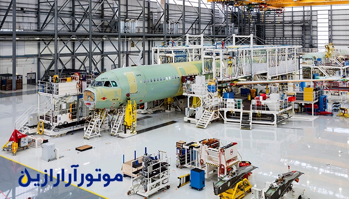 تصویر یک کارخانه سایت هواپیما