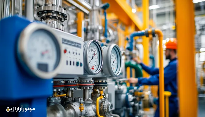 بررسی سیستم هیدرولیک در بخش کنترلی نیروگاه توسط تکنسین متخصص