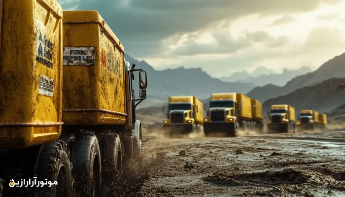 عبور ناوگان حملونقل بینالمللی از مناطق صعبالعبور
