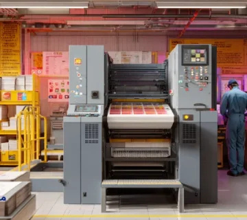 استفاده از روانکار بدون لکه برای دستگاه چاپ صنعتی جهت افزایش سرعت و دقت عملکرد