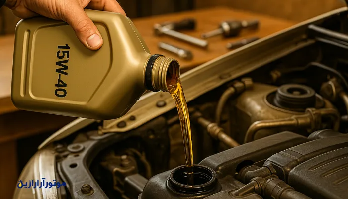 قیمت روغن موتور در فراشبند؛ انتخاب ویسکوزیته مناسب اقلیم گرم