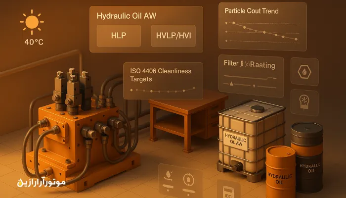 روغن صنعتی لامرد — هیدرولیک ضدسایش HLP/HVLP با کنترل پاکیزگی ISO 4406 و فیلتراسیون پیشرفته