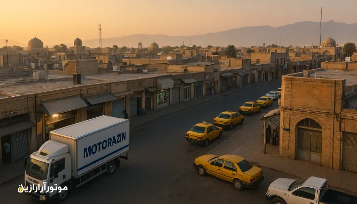 قیمت روغن موتور در گراش و ارسال فوری با کامیون پخش موتورازین در میدان اصلی شهر