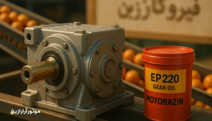 پخش عمده روغن صنعتی قیروکارزین برای دنده صنعتی EP220 در کارگاههای فرآوری | Motorazin