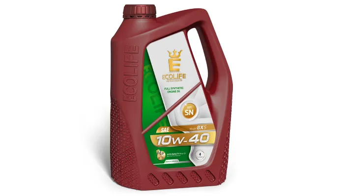 روغن موتور اکولایف 10W40 SN چهارلیتری مناسب خودروهای مدرن و انژکتوری