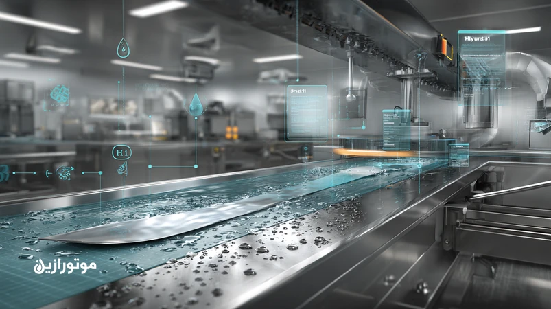 مقایسه بصری روغن‌های غذایی H1 و 3H در خط بسته‌بندی؛ H1 برای بیرینگ و زنجیر، 3H برای سطوح تماس مستقیم مانند تیغه برش و قفل‌کننده درب — راهنمای انتخاب در موتورازین