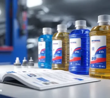 چیدمان مقایسه‌ای بطری‌های روغن موتور با گرانروی‌های مختلف 0W-20، 5W-30 و 10W-40 برای انتخاب هوشمندانه خودرو. انتخاب روغن موتور