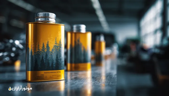 قوطی روغن موتور پیشنهادی برای شرایط جنگلی و شیب‌دار مانه و سملقان. روغن موتور مانه و سملقان