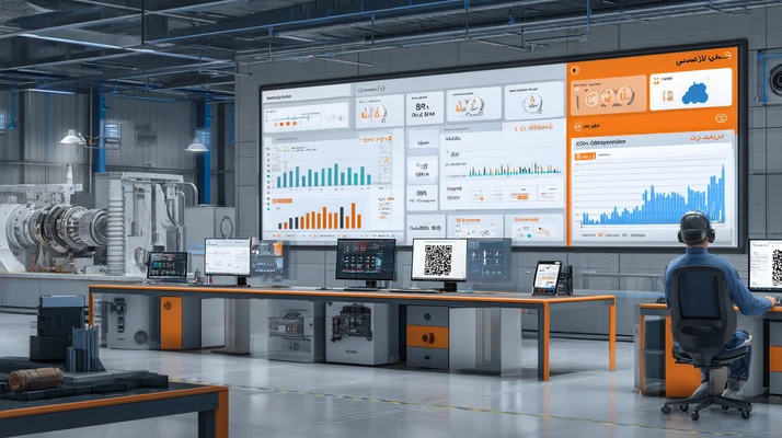 داشبورد CMMS صنعتی با کدگذاری تجهیزات، ثبت لاگ روغن، KPI نگهداری و سطح تمیزی ISO 4406 در یک کارخانه ایرانی