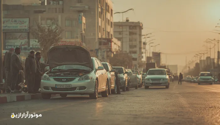روغن موتور مناسب ترافیک شهری بیرجند در هوای گرم و غبارآلود. روغن موتور بیرجند