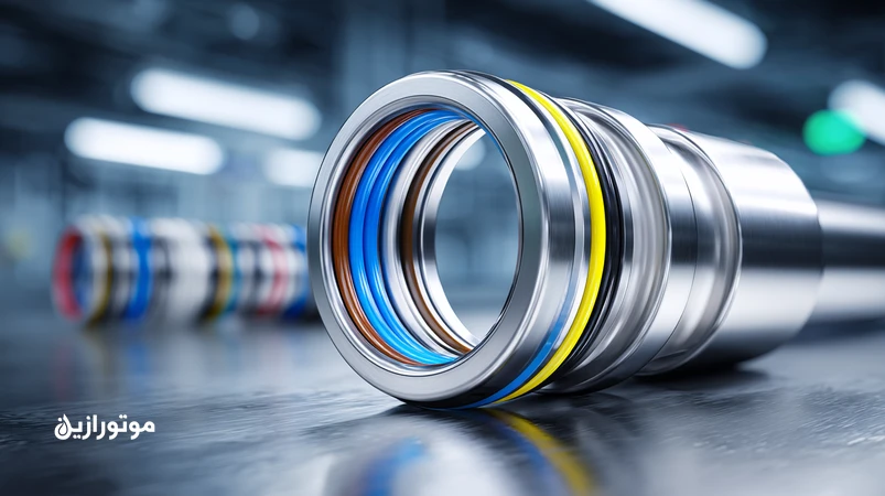 کلوزآپ اورینگ‌های NBR، EPDM، FKM و FFKM در اتصال استیل خطوط غذایی با اشاره به سازگاری با روغن‌های غذایی H1 و 3H و پایه‌های PAO، PAG و PFPE