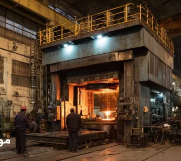 کارخانه قطعه‌سازی تبریز با دستگاه پرس صنعتی و سیستم روغن مقاوم حرارت