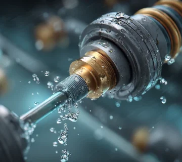 کلوزآپ گریس‌کاری سیبک و اتصالات جلوبندی با نمایش ریسک بار ضربه‌ای و خوردگی نمک؛ راهنمای انتخاب گریس اتصالات شاسی با افزودنی EP و مقاومت آب‌شویی.