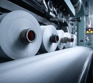 تصویر رولهای چاپ با فیلم روغن کمتبخیر برای کاهش لاک و چسبندگی، مناسب خطوط فلکسو و گراور با کنترل گرد و خاصیت ضد الکتریسیته ساکن