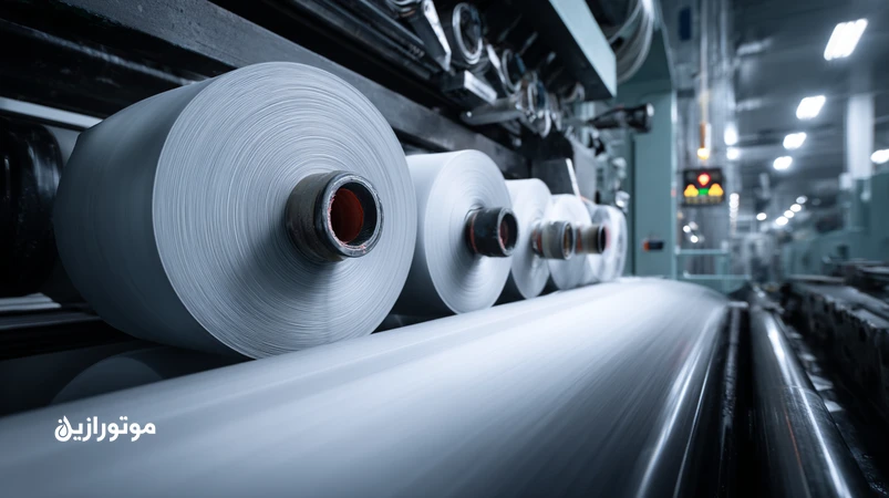 تصویر رول‌های چاپ با فیلم روغن کم‌تبخیر برای کاهش لاک و چسبندگی، مناسب خطوط فلکسو و گراور با کنترل گرد و خاصیت ضد الکتریسیته ساکن