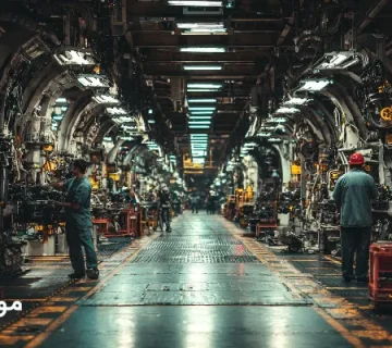 خط مونتاژ خودروی ساوه با سیستم هیدرولیک دقیق و روغن صنعتی پیشرفته