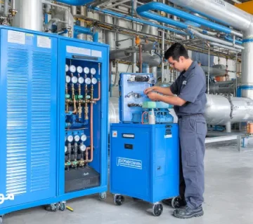 بررسی فیلتر درایر و شاخص رطوبت در سیستم تبرید صنعتی برای حفظ سلامت روغن و افزایش عمر کمپرسور توسط کارشناس فنی موتورازین