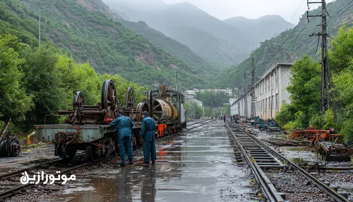 بررسی یاتاقان واگن در خطوط ریلی شمال ایران با روغن صنعتی مقاوم