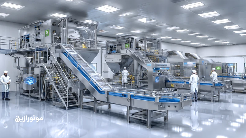 کارخانه صنایع غذایی با تاکید بر روانکارهای غذایی NSF H1 و انطباق با استاندارد ISO 21469