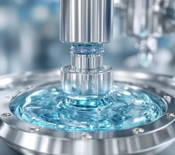 تصویر هموژنایزر و میکسر دارویی در اتاق تمیز با روانکاری NSF H1 برای یاتاقان و آب‌بند؛ راهنمای انتخاب روغن و گریس بهداشتی