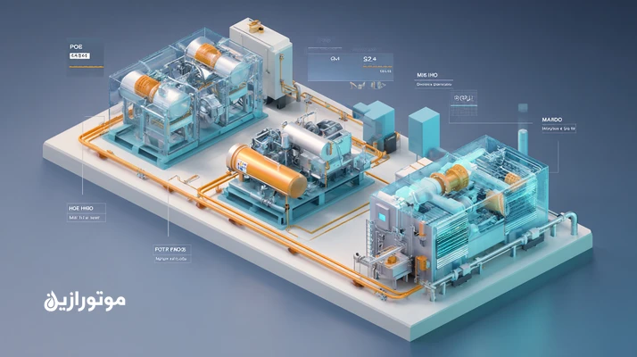 مقایسه روغن POE و روغن معدنی/PAO برای کمپرسورهای تبرید سردخانه با مبردهای R717 و HFO/HFC در ایران 1404–1405
