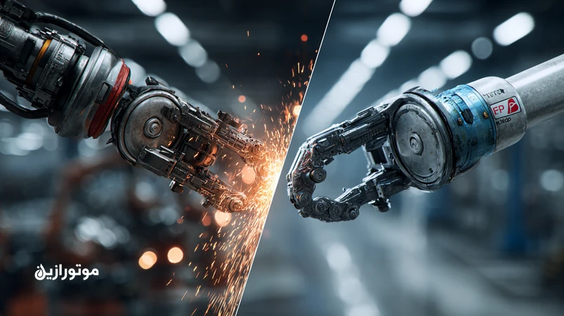 مقایسه گریس EP و پلی‌یوریا برای بازوی رباتیک در خطوط جوش نقطه‌ای و کابین رنگ خودروسازی، با تأکید بر تحمل فشار و پایداری حرارتی