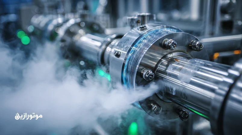 تصویر خطوط استریل‌سازی دارویی با بخار و نمایش یاتاقان و سیل با گریس مقاوم بخار سازگار با SIP/CIP؛ تاکید بر بهداشت و پایداری در شوینده‌های قلیایی