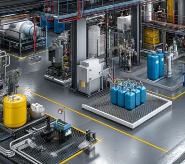 پیشگیری از آلودگی متقاطع در نساجی با مناطق سیاهوسفید، فیلتراسیون مرحلهای، کدگذاری رنگی روانکار و مانیتورینگ ذرات و رطوبت