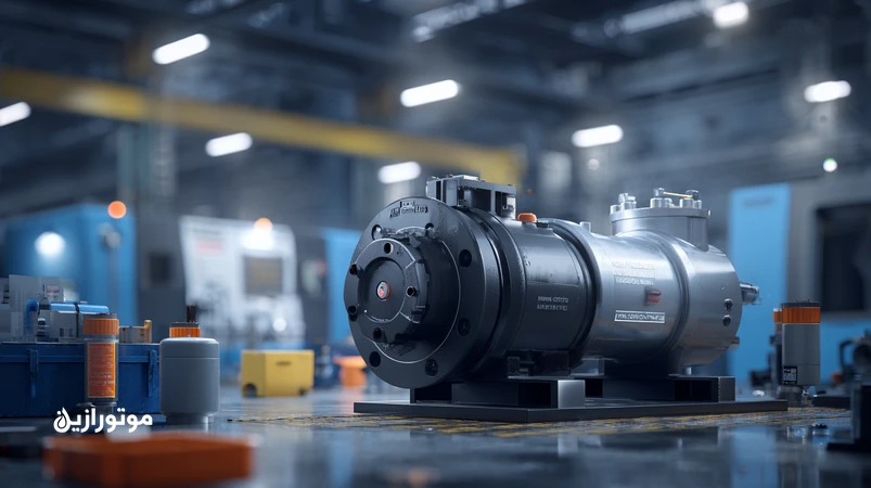 پمپ وکیوم قالب‌سازی با فیلتر ورودی و فیلتر مه‌روغن، روغن پمپ وکیوم با پایداری حرارتی و سیستم فیلتراسیون برای ثبات خلأ