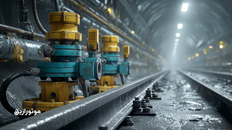 اعمال فیلم گرافیتی پیشرفته روی سوزن ریلی در تونل کمتهویه با رطوبت و گردوغبار، برای کاهش اصطکاک، نویز و مقاومت در برابر شستوشو و خوردگی