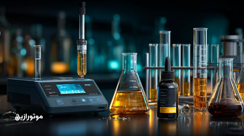 آزمون ASTM D2896 برای سنجش TBN روغن موتور با تیتراسیون پتانسیومتری پرکلریک اسید در محیط غیرآبی در آزمایشگاه صنعتی