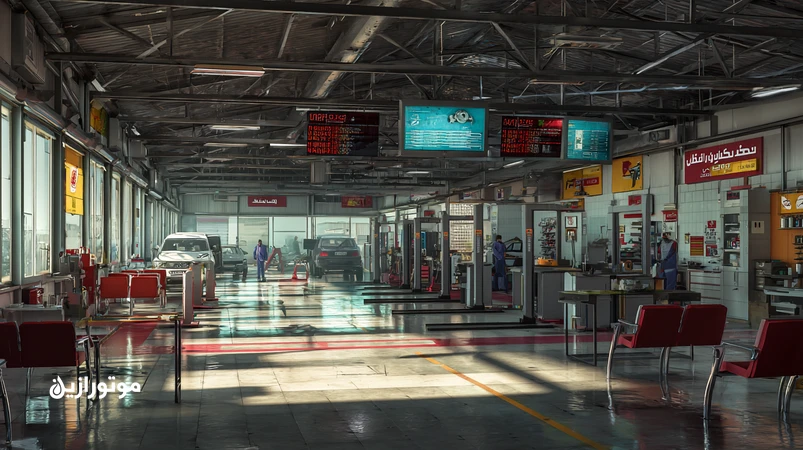 اتوسرویس ایرانی با دو خط سرویس سریع و کامل، تابلو نوبت‌دهی و قیمت شفاف؛ مدیریت صف برای کاهش انتظار و بهبود تجربه مشتری