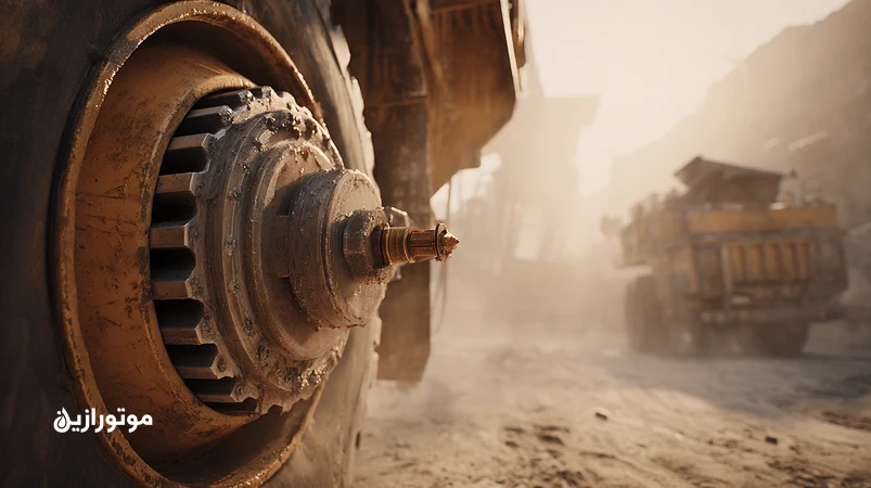 گریس EP لیتیوم کمپلکس در محیط پرگردوغبار روی یاتاقان صنعتی؛ نمایش جزئیات تزریق گریس و حفاظت در برابر سایش و قفلکردن