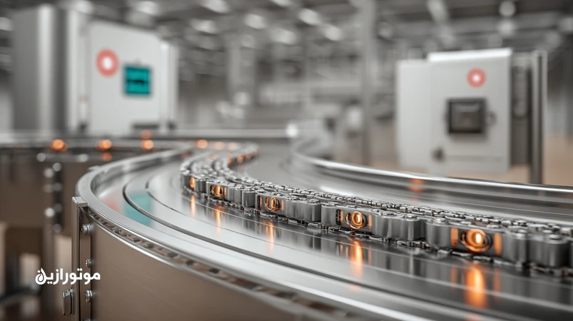 پایداری روغن گرید غذایی H1 روی زنجیر کوره نوارنقاله‌ای در خط پیوسته افقی با دمای بالا؛ تمرکز بر چسبندگی، تبخیر کم و فیلتر آنلاین