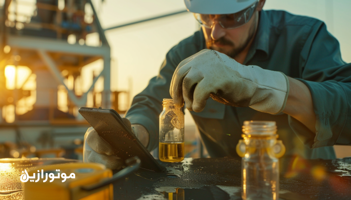 تحلیل گریس در سایت حفاری؛ نمونه‌گیری از purge یاتاقان تاپ‌درایو با پایش دما و ارتعاش برای مدیریت مصرف و کاهش هزینه