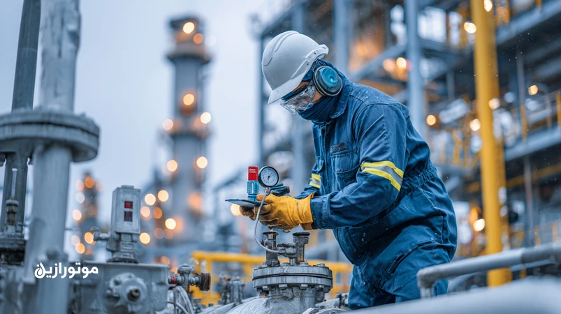 گریس‌کاری یاتاقان پمپ و میکسر با گریس صنعتی مقاوم شست‌وشو در پتروشیمی بندر امام؛ پایش دمای یاتاقان و ایمنی عملیاتی