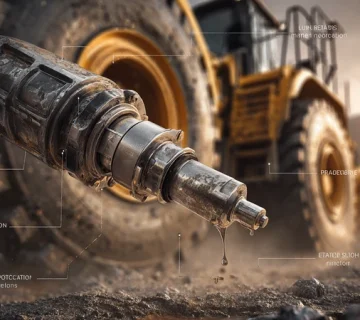 گریسکاری لودر و بولدوزر با گریس EP سنگینکار پایه لیتیوم کمپلکس و MoS2 در محیط معدنی برای حفاظت پین و بوش و مقاومت در برابر شستوشو