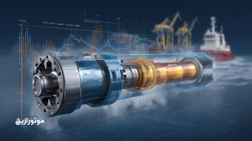 نمای نزدیک از سیلندر موتور دیزل دریایی با سوخت پرگوگرد، نمایش اسیدها، دوده و نقش TBN در حفاظت لاینر و سوپاپ در ناوگان هرمزگان