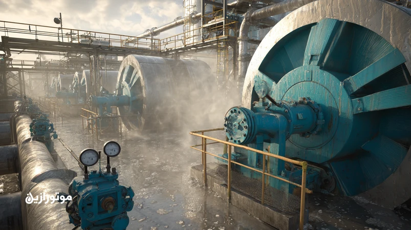 کاربرد گریس ضدآب کولینگ‌تاور و روغن هیدرولیک مقاوم دمای بالا در فن و پمپ سیرکولاسیون نیروگاه خوزستان، با تاکید بر رطوبت و آب پاششی.