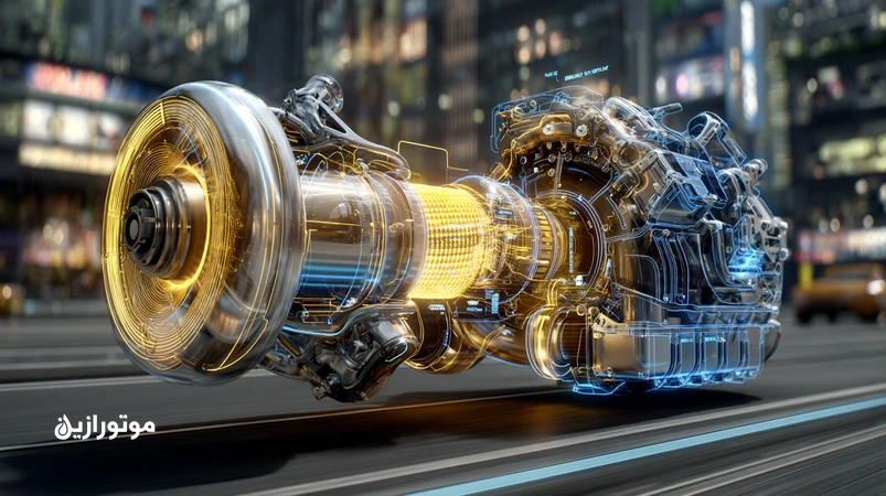 نمای شماتیک موتور توربوشارژ با کاتالیست و DPF و نمایش فیلم روغن Low SAPS برای حفاظت از پسپردازش و توربو