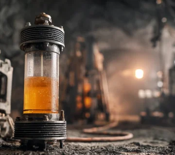 کمپرسور هوای معدن با روغن کمپرسور هوای معدنی شفاف و بدون کف؛ تاکید بر کنترل کف و مقاومت در برابر اکسیداسیون برای سیستمهای پنوماتیک و دریل واگن