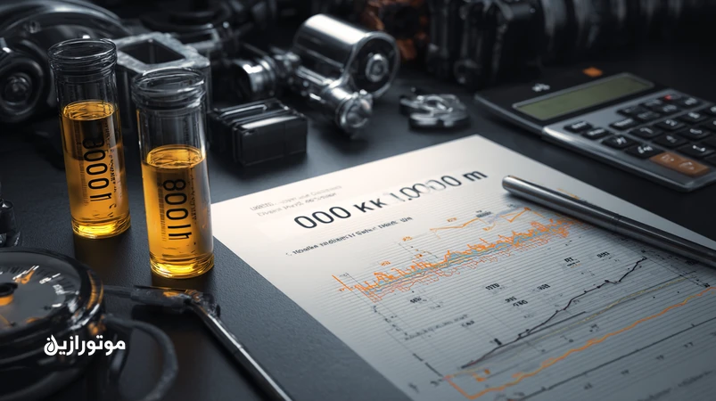 مقایسه OCI تعویض روغن ۸۰۰۰ و ۱۰۰۰۰ کیلومتر با تحلیل TBN/TAN، سایش فلزات و هزینه سالانه در ایران