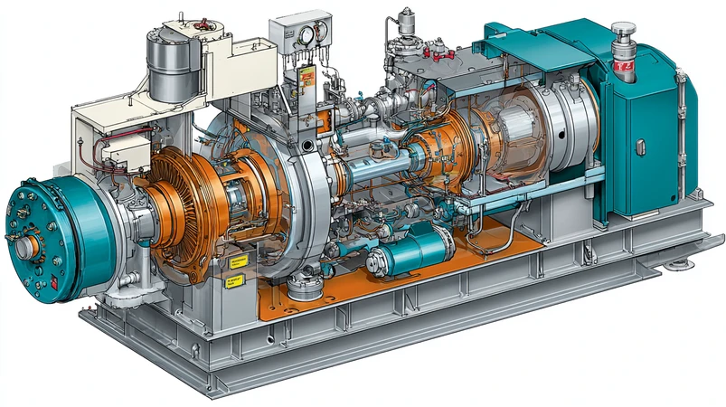 شماتیک روانکاری پمپ دوغابی در صنایع نفت و پتروشیمی با نمایش یاتاقان، سیل و فلاشینگ، روغن مناسب برای Slurry Pump و کنترل سایش