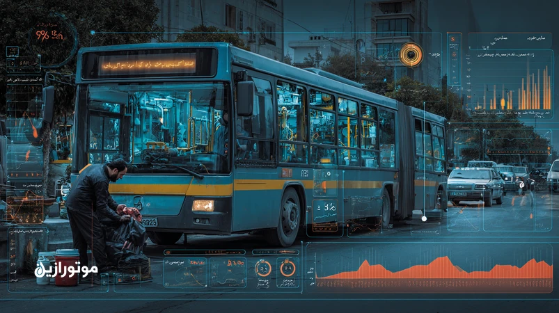 مطالعه‌ موردی ناوگان اتوبوس تهران با تغییر گرید روغن 10W-40 CK-4 و بهبود ۸٪ راندمان؛ کاهش مصرف سوخت و دمای موتور با داده‌های مقایسه‌ای