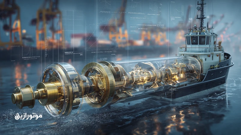 تصویر فنی یدک‌کش با تراستر جانبی و برش بالای روغن؛ راهنمای انتخاب روغن تراستر با پایداری برشی، ضدکف و کد ISO آلودگی