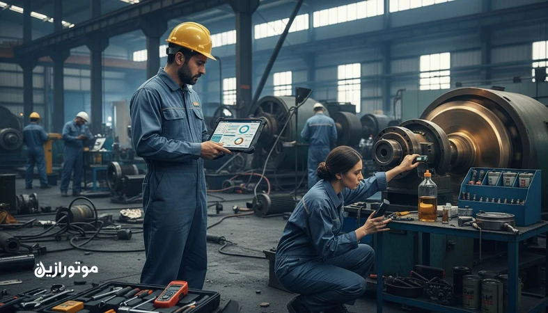 چارچوب ۶ مرحله‌ای تبدیل تعمیرات اضطراری (Breakdown) به PM با تمرکز بر پایش وضعیت، تحلیل خرابی و مدیریت روانکاری