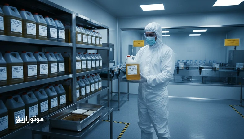 آلودگی متقاطع در اتاق روغن کارخانه غذایی/دارویی و مسیر انتقال روانکار به خط تولید با تمرکز بر کنترل ریسک و ردیابی