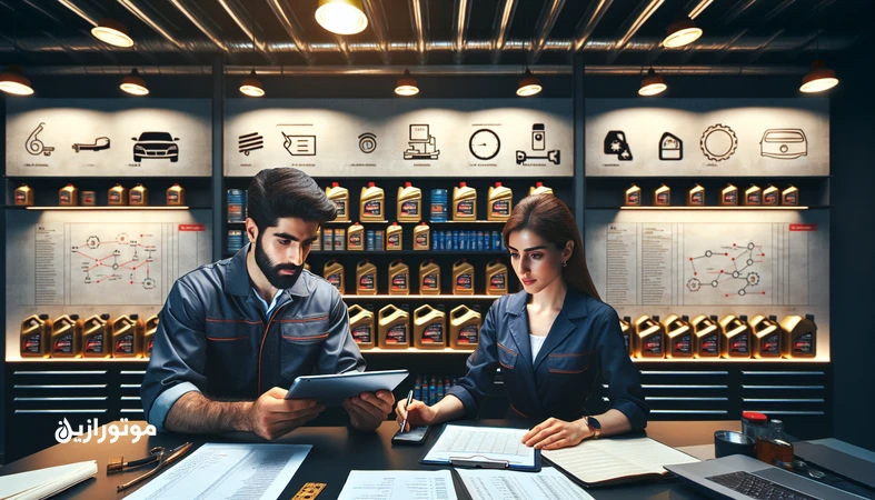 پرونده روانکار مشتری در اتوسرویس؛ بررسی سوابق تعویض روغن و پیشنهاد سرویس بعدی به‌صورت هوشمند