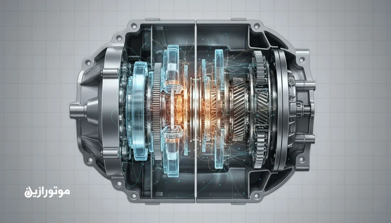تصویر مقایسه سیال CVT و ATF در گیربکس با تاکید بر برش، اصطکاک و کنترل حرارت