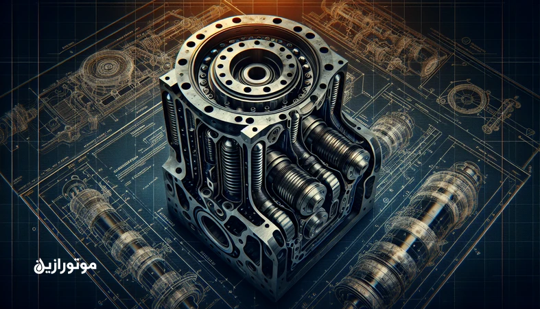 مقطع موتور دو‌زمانه کشتیرانی با نمایش روغن سیلندر و نقش عدد قلیائیت BN در کنترل خوردگی و پایداری عملیاتی